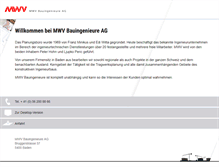 Tablet Screenshot of mwv.ch